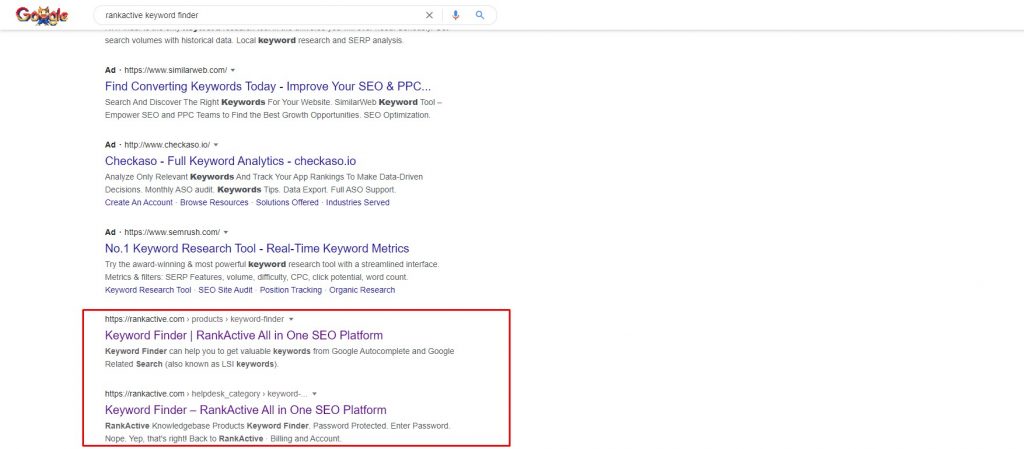 keyword cannibalization in search results keyword cannibalization in search results