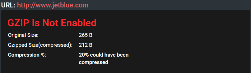 gzip-not-enabled gzip-not-enabled