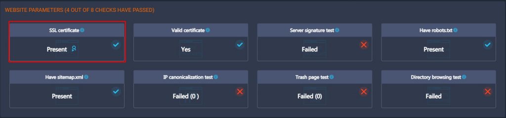 Missing SSL certificate Missing SSL certificate
