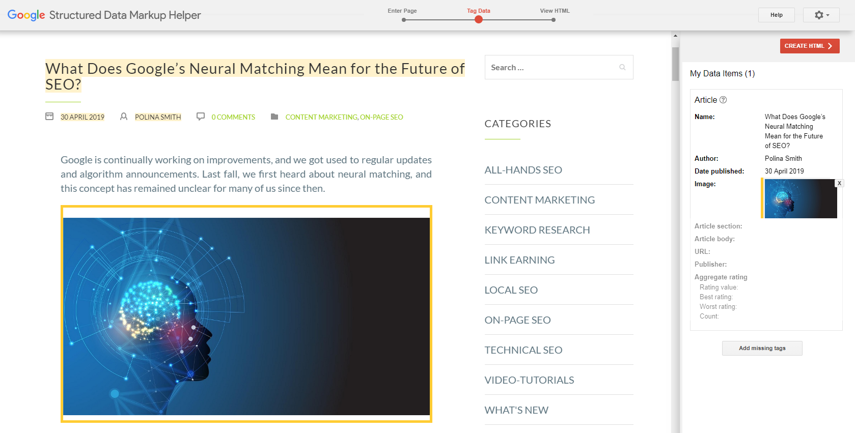 data tagging with google data tagging with google