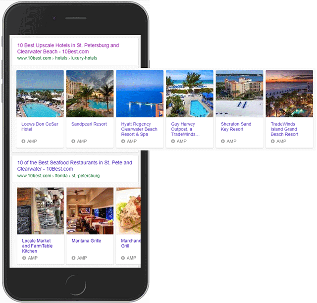 hotel list carousel AMP hotel list carousel AMP