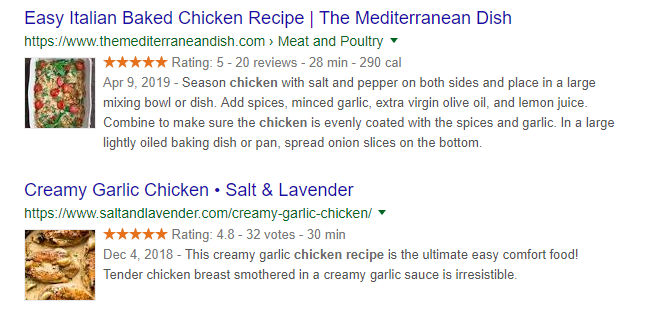 structured data recipes structured data recipes