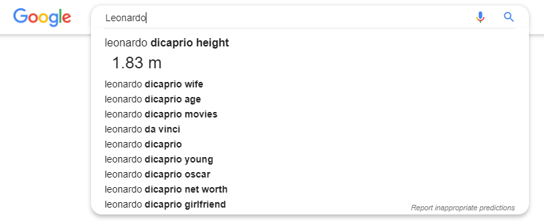quick answers Google example 2 quick answers Google example 2