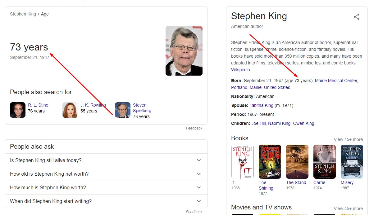 serp features serp features