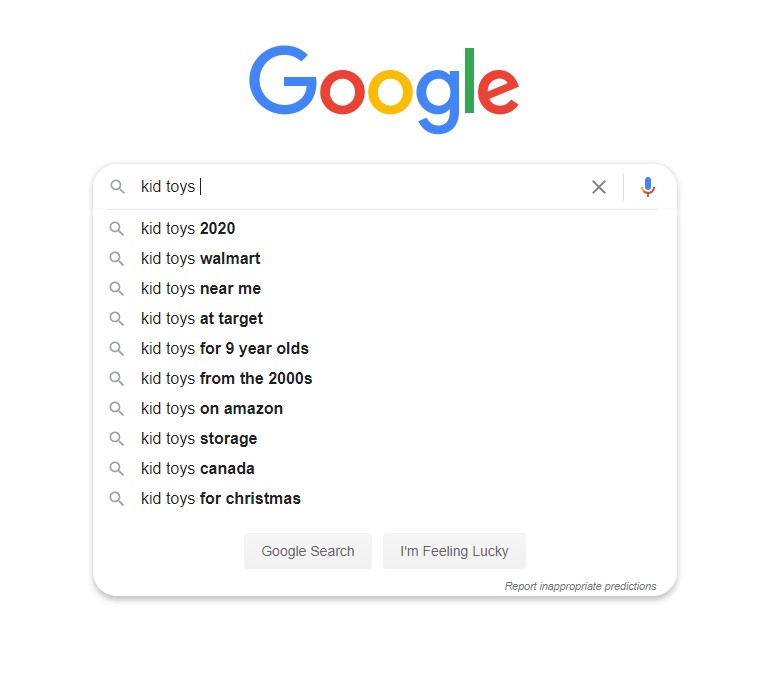 Suggested keywords Suggested keywords