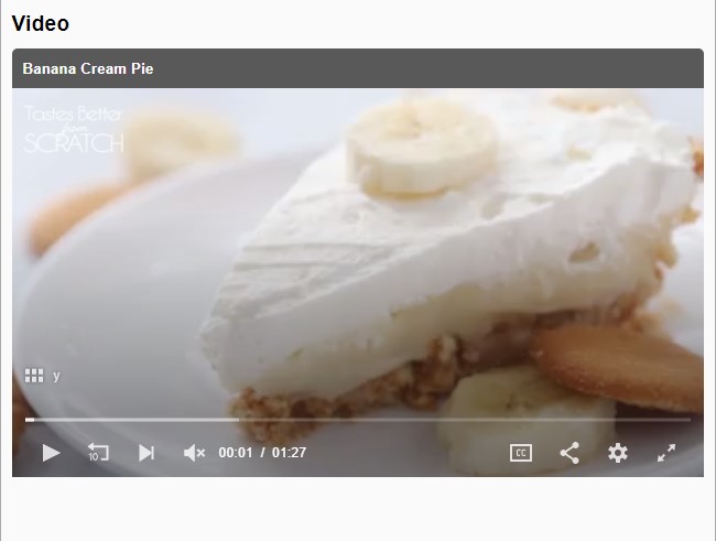 embedded video embedded video