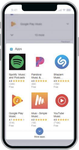 app element in SERP app element in SERP
