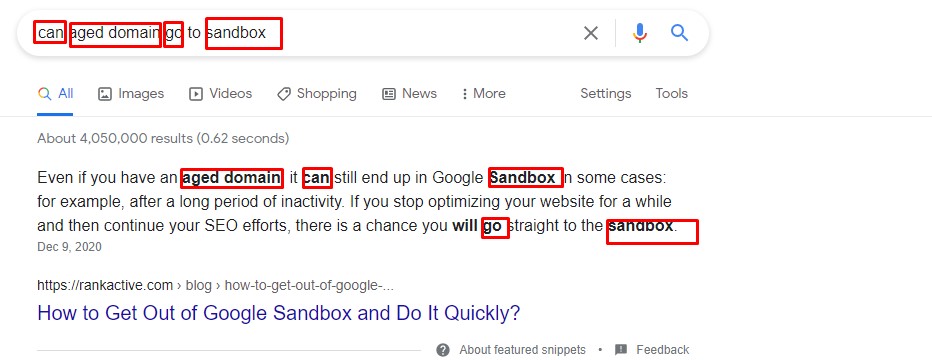 natural language helped us get to a featured snippet. Jealous? natural language helped us get to a featured snippet. Jealous?