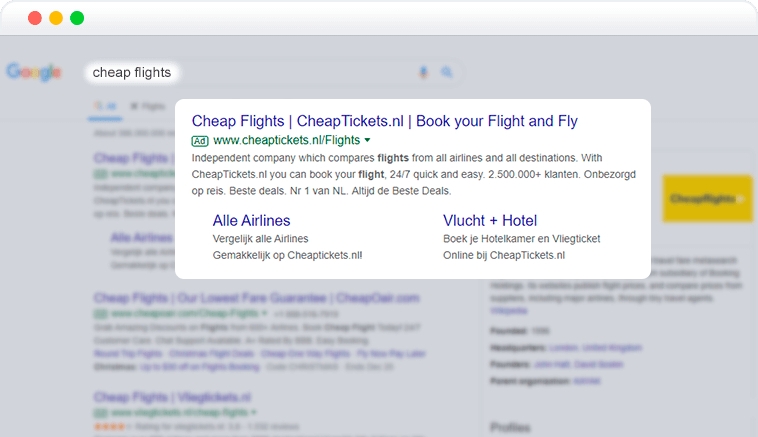 paid element in SERP paid element in SERP