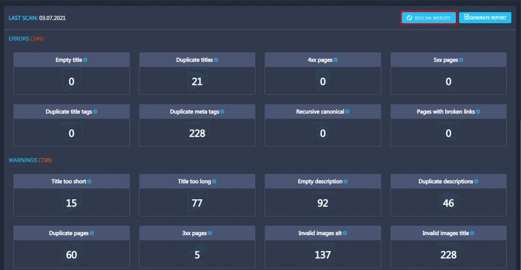 Crawl On Demand in Site Auditor Crawl On Demand in Site Auditor