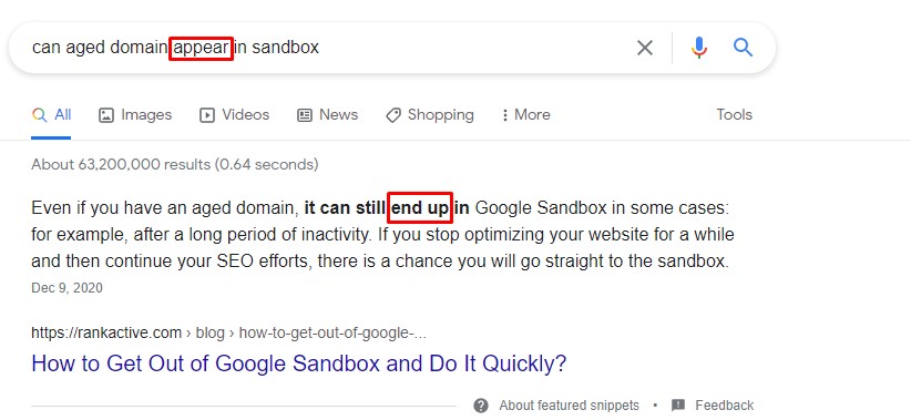 proof that you can use synonyms of the words from your query and rank well proof that you can use synonyms of the words from your query and rank well