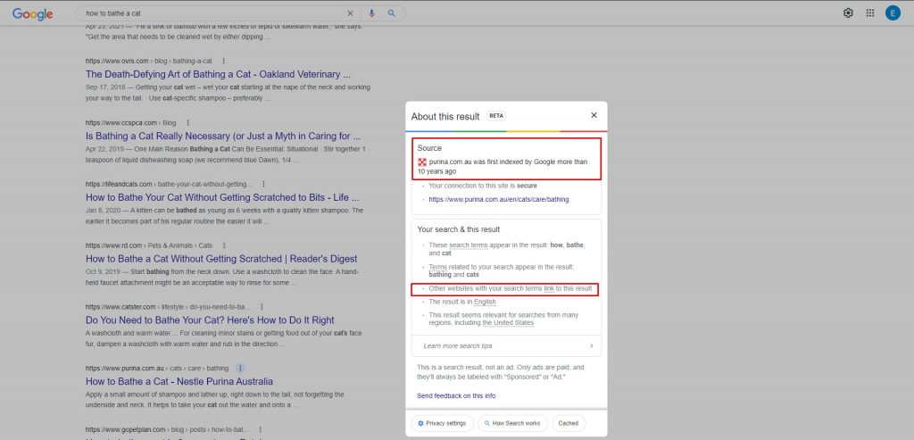 Proof that Google cares about domain age and the quality of its backlinks Proof that Google cares about domain age and the quality of its backlinks
